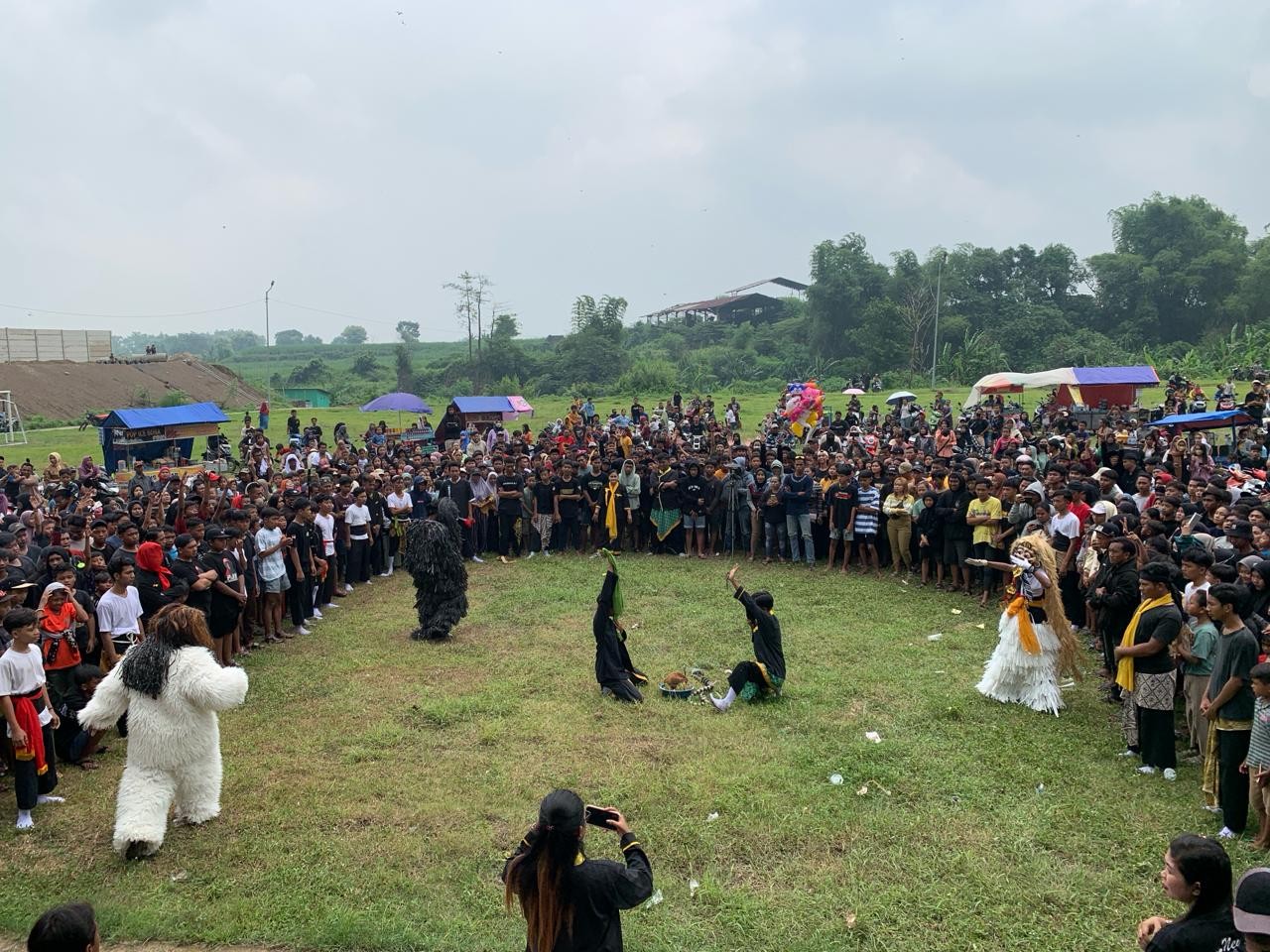 Relawan Ganjar-Mahfud Mojokerto Paparkan Program Kerja lewat Bantengan