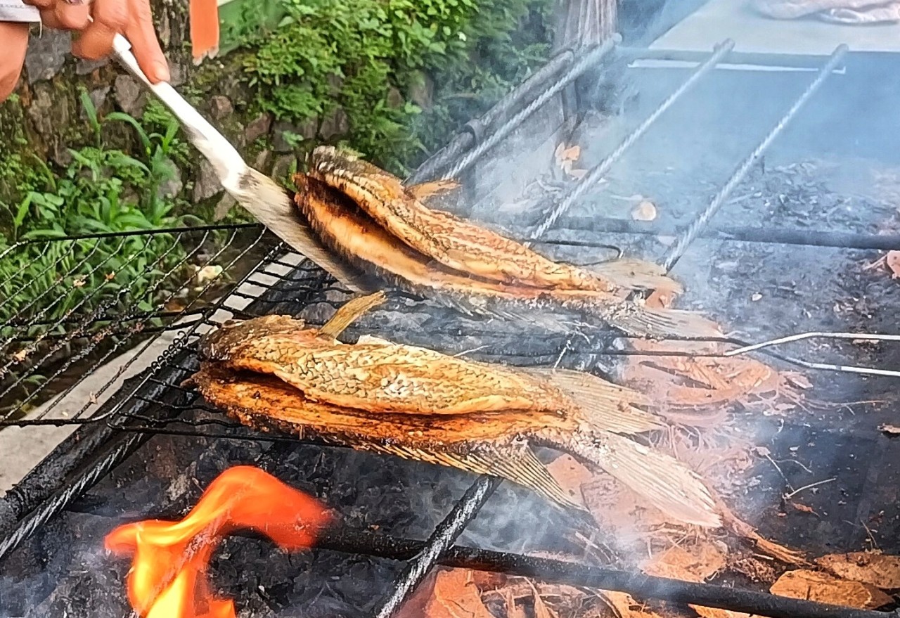 Ikan bakar olahan Widodo (48) warga Sumbergedang Pandaan Kabupaten Pasuruan. (Foto-foto: Ahaddiini HM/jatimnow.com)