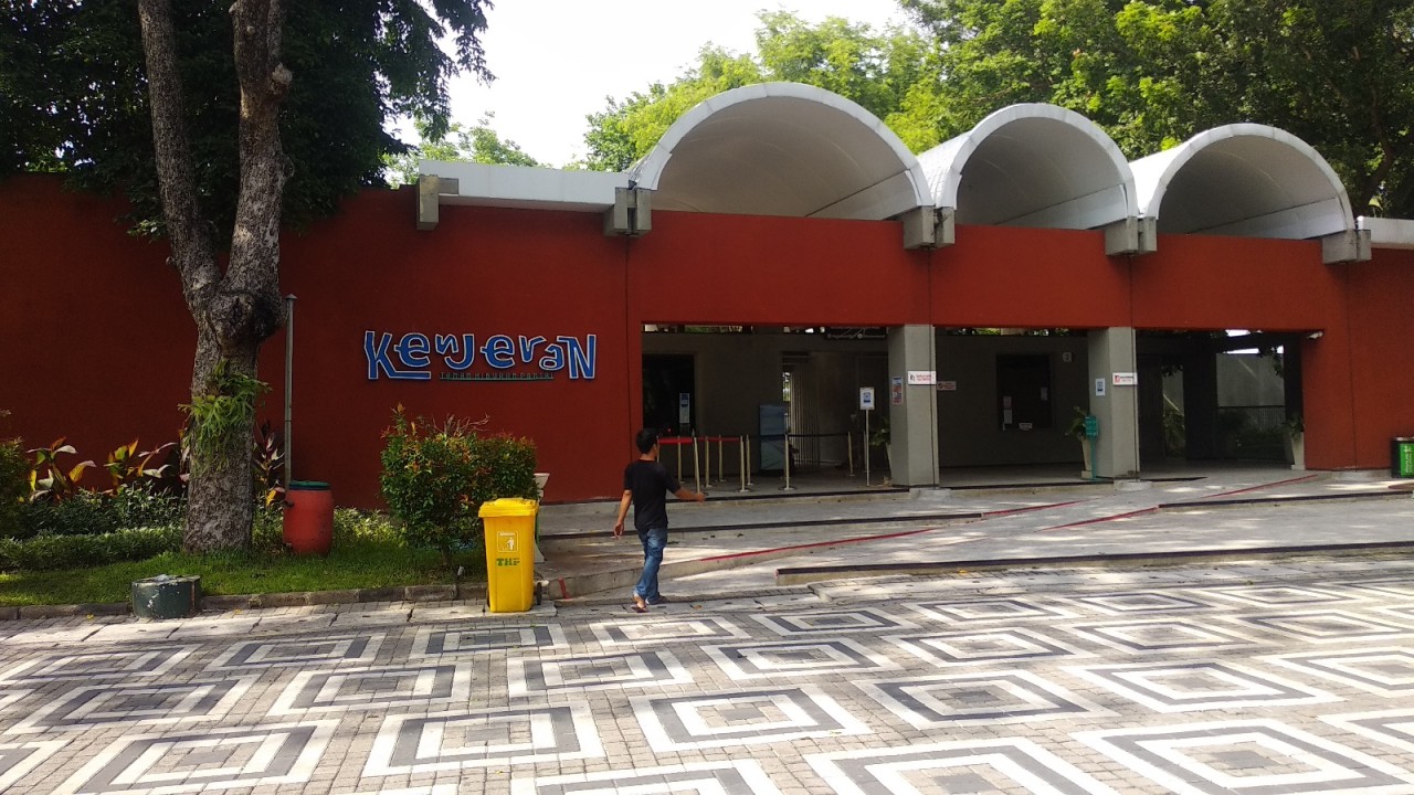 suasana kawasan THP Kenjeran (Foto : Haryo Agus/jatimnow.com)