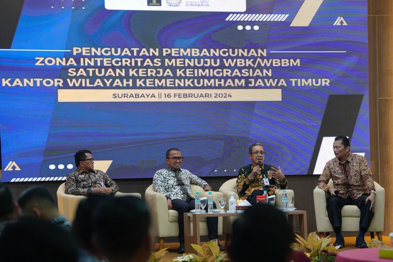 Kemenkumham Jatim Tegaskan Komitmen Zona Integritas di Satker Keimigrasian