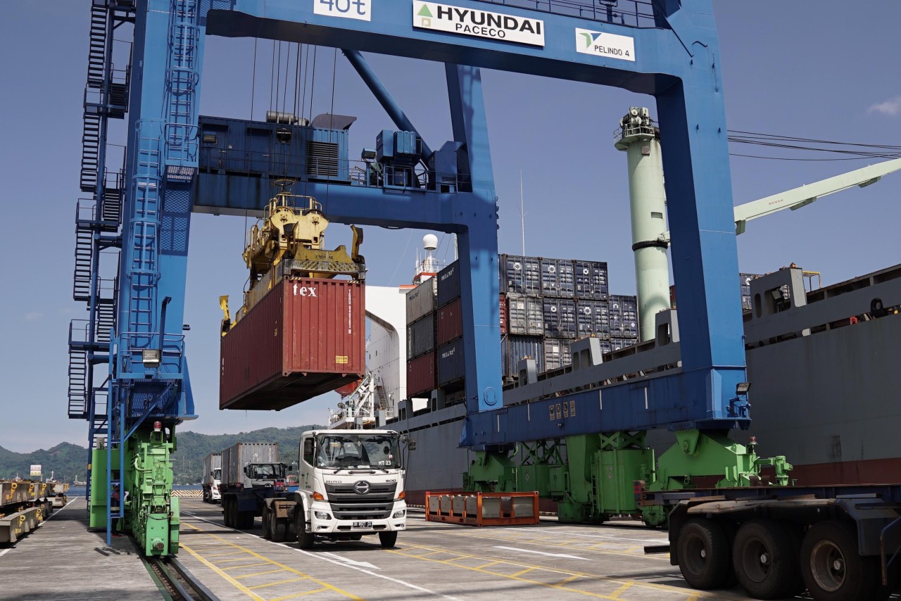 Kegiaran Terminal Peti Kemas Belitung. (Foto: Humas Pelindo Terminal Petikemas)