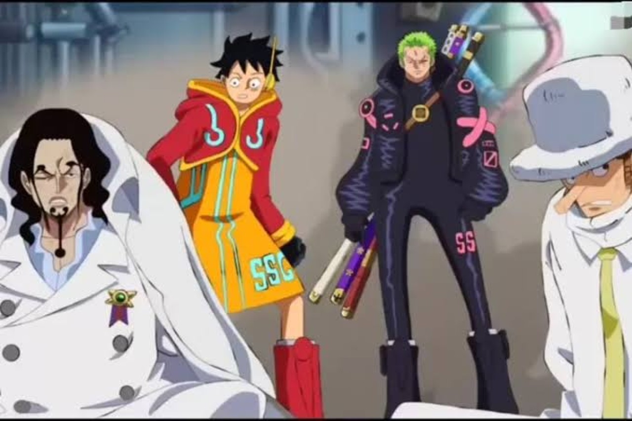 Kolaborasi antara Luffy dan Zorro dengan Luccy dan Kaku (Gorajuara.com)