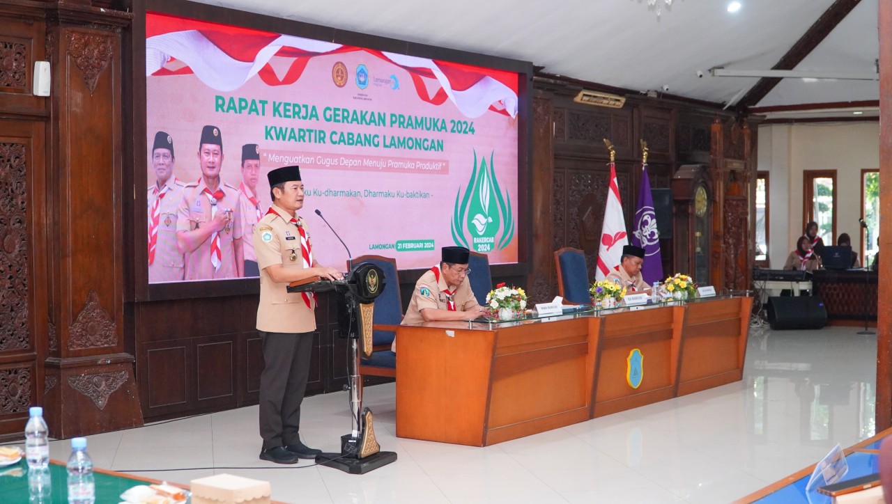 Bupati Janjikan Tiket Jambore Asia untuk Pramuka Garuda Lamongan Berprestasi