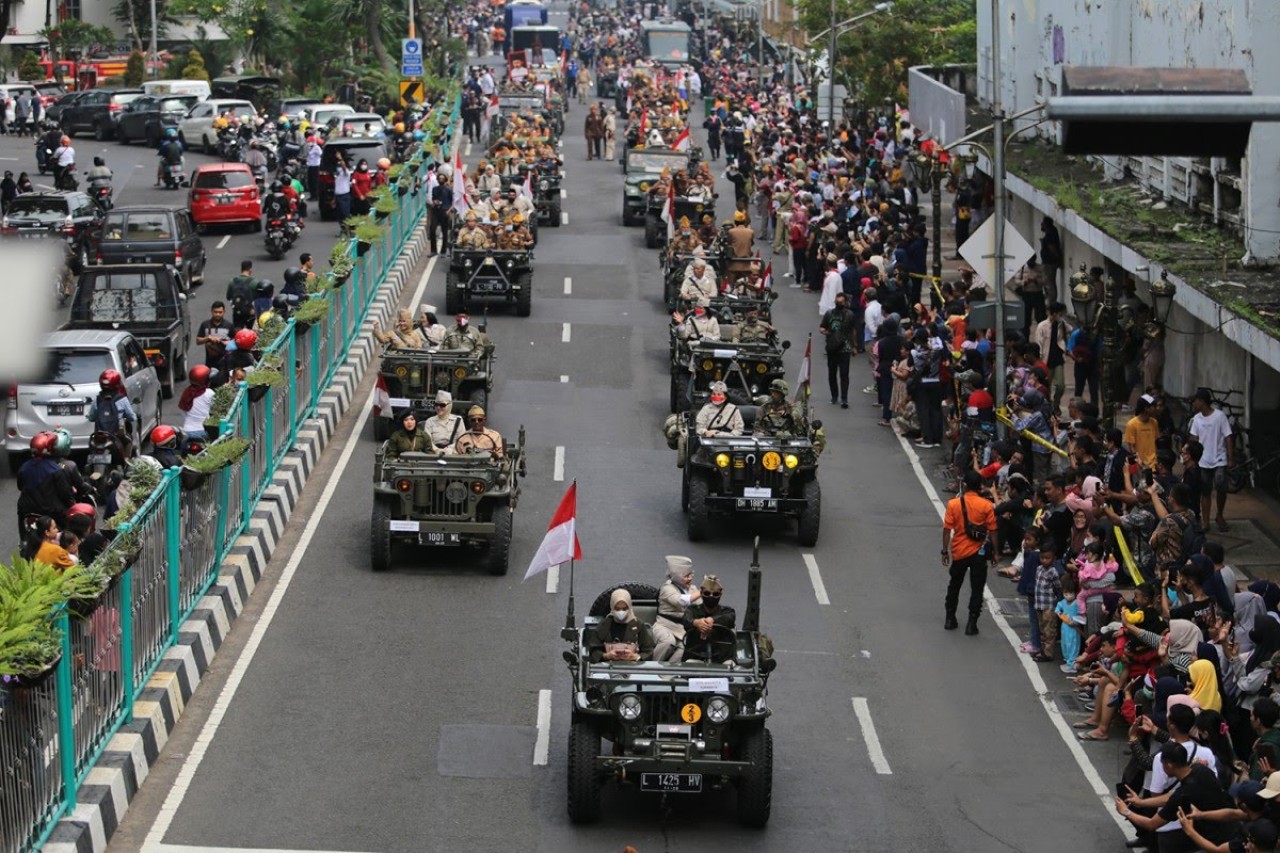 Parade Surabaya di Juang saat Hari Pahlawan kemarin (dok.jatimnow.com)
