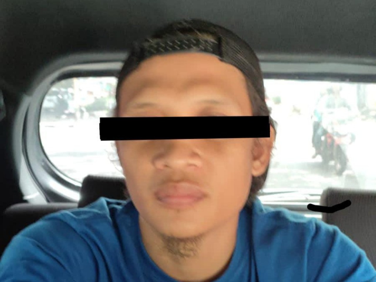 Akhmat Samsul (38), pelaku pencurian laptop milik mahasiswa PTN di Kota Malang. (Foto : Humas Polresta Malang Kota for jatimnow.com)