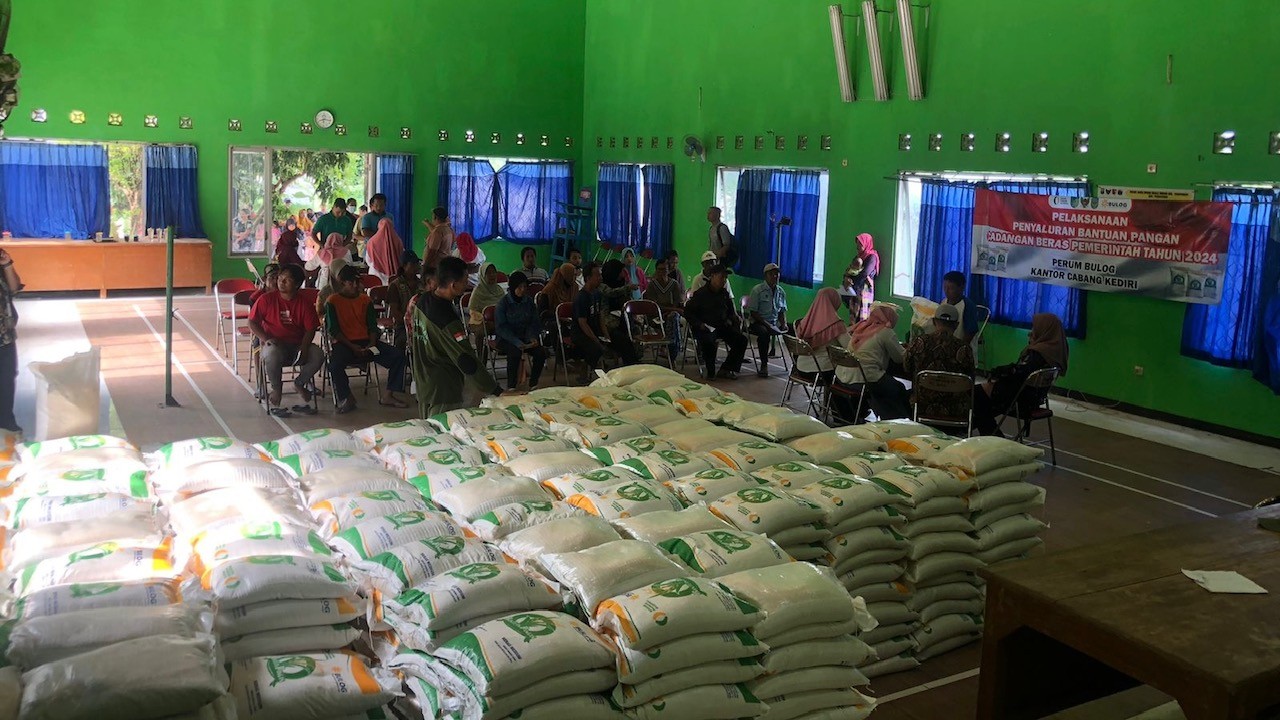 Intip Stok Beras di Gudang Bulog untuk Kediri dan Nganjuk, Aman Sampai Lebaran?