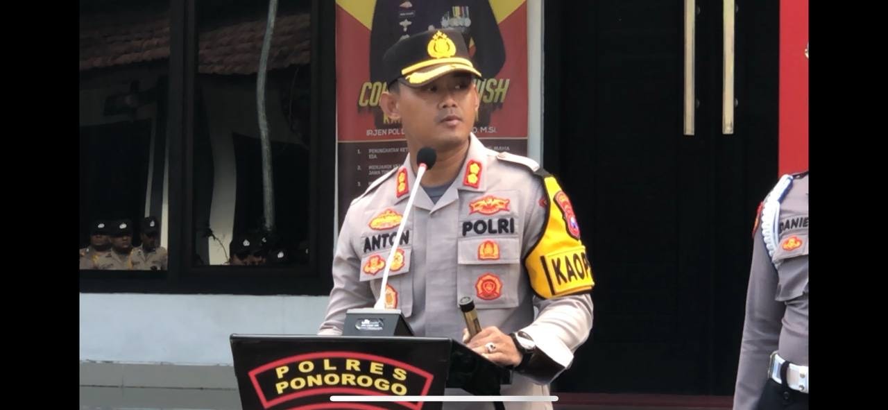 Kapolres Ponorogo, AKBP Anton Prasetyo (Foto: Ahmad Fauzani/jatimnow.com)