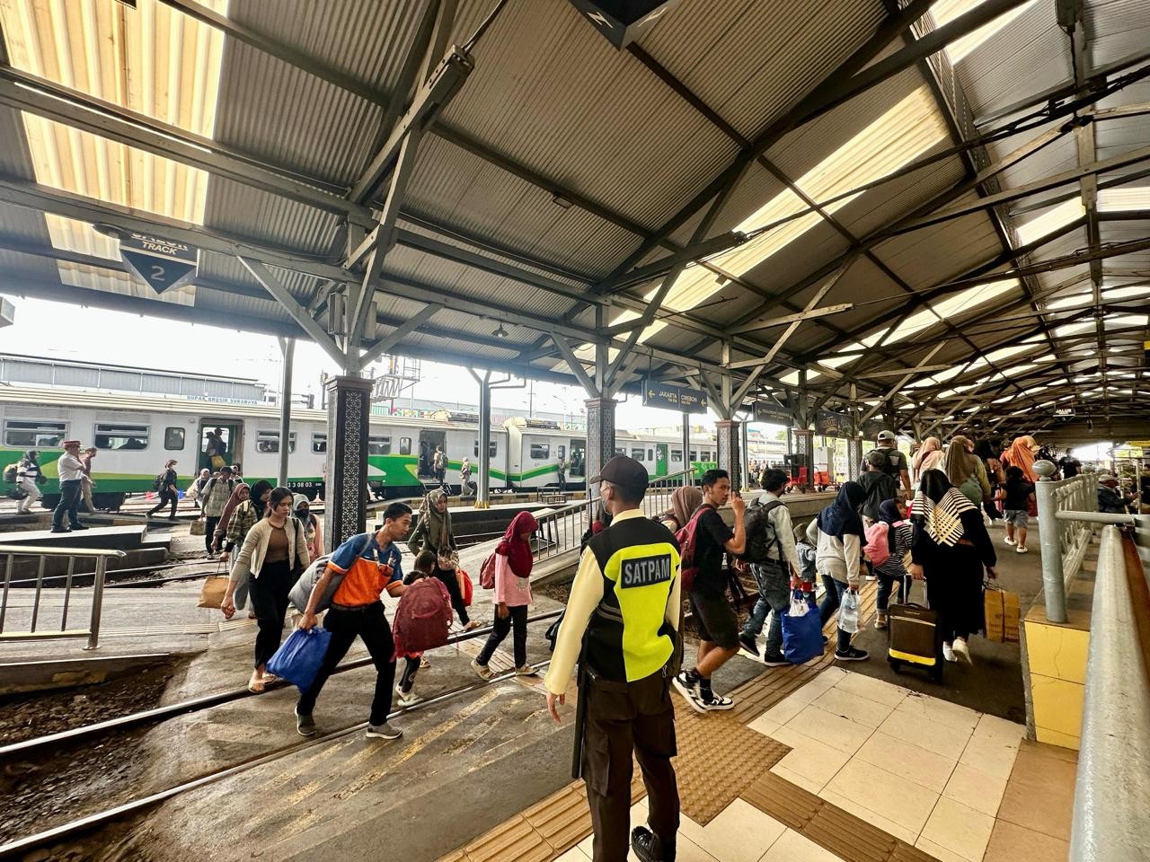 Suasana Stasiun Daop 8 Surabaya (Foto: Humas KAI Daop 8 Surabaya for jatimnow.com)