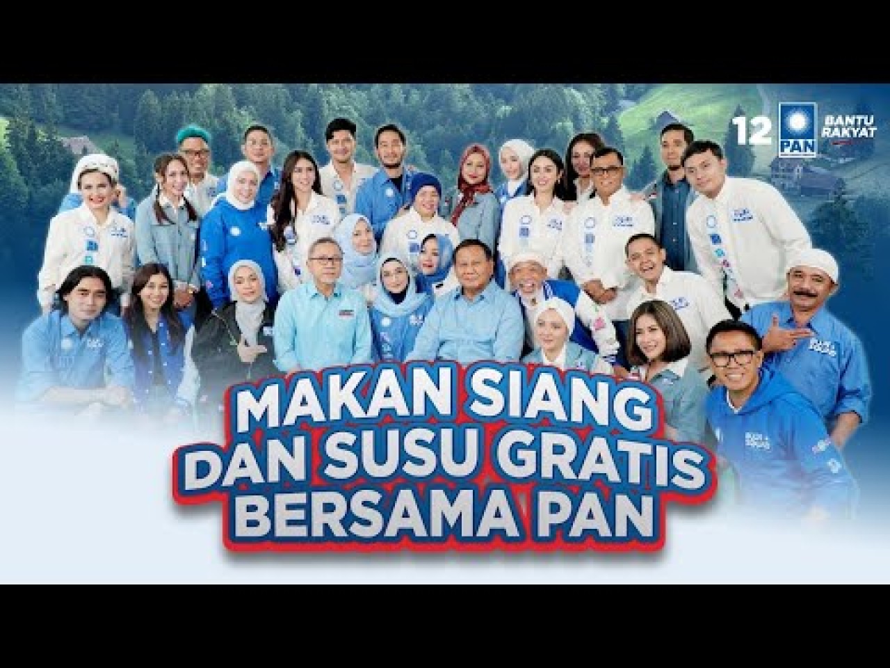 Program makan siang dan susu gratis. (Foto: Channel YouTube PAN TV for jatimnow.com)