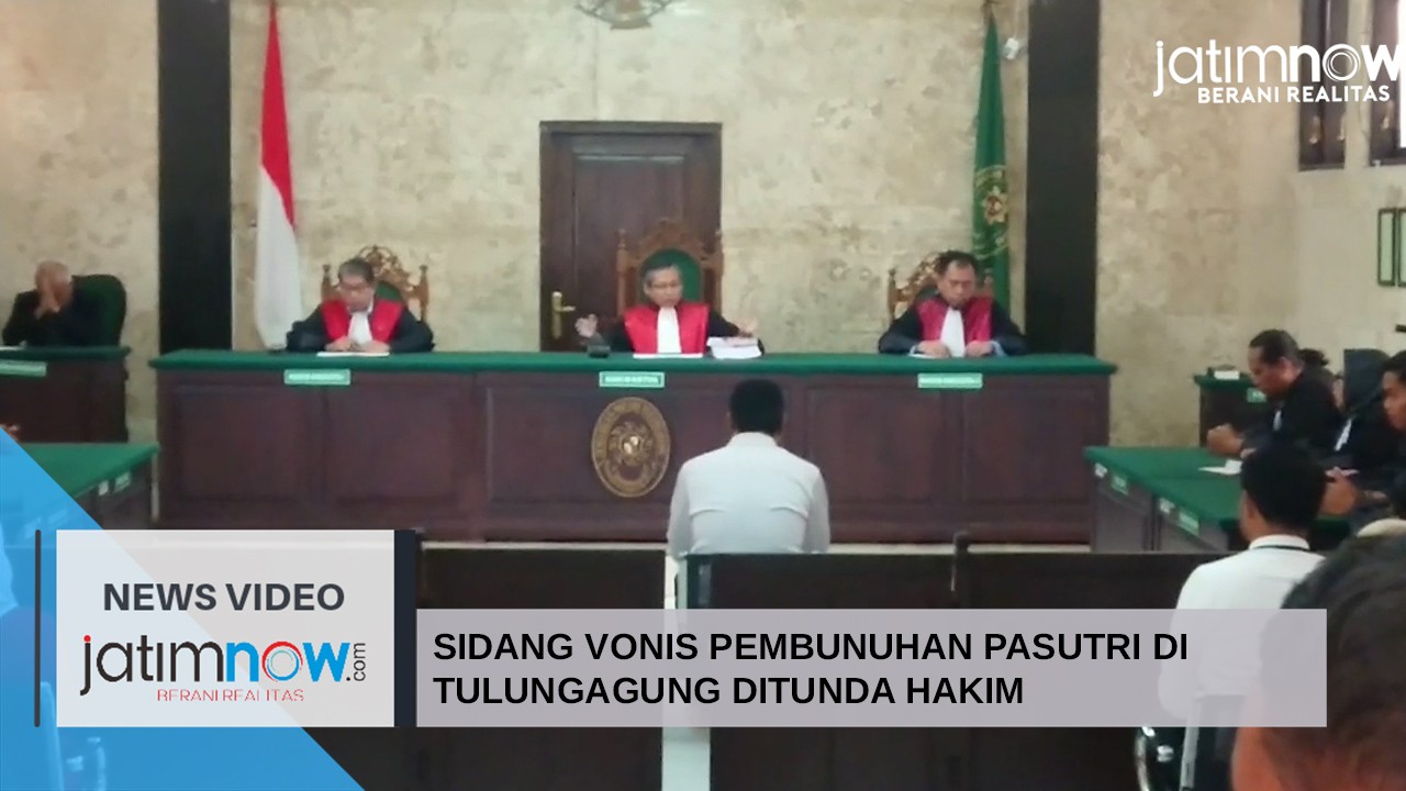 Video: Sidang Vonis Pembunuhan Pasutri di Tulungagung Ditunda Hakim