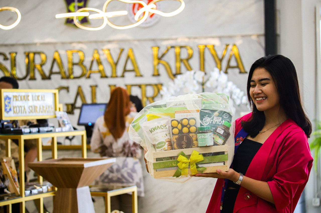 Surabaya Kriya Gallery (SKG) mayoritas menjual produk UMKM warga (Foto: Humas Pemkot Surabaya for jatimnow.com)