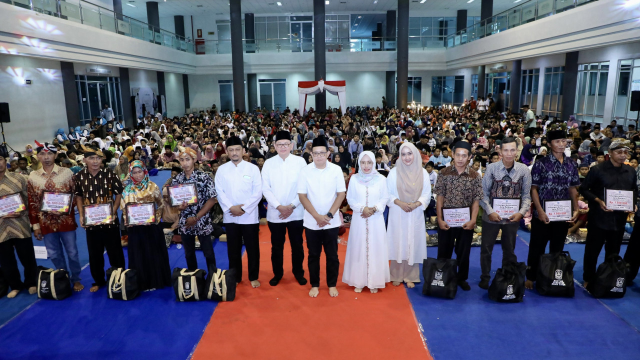 Safari ramadan Pj Gubernur Jatim Adhy Karyono di Kediri. (Foto: Humas Pemprov Jatim/jatimnow.com)