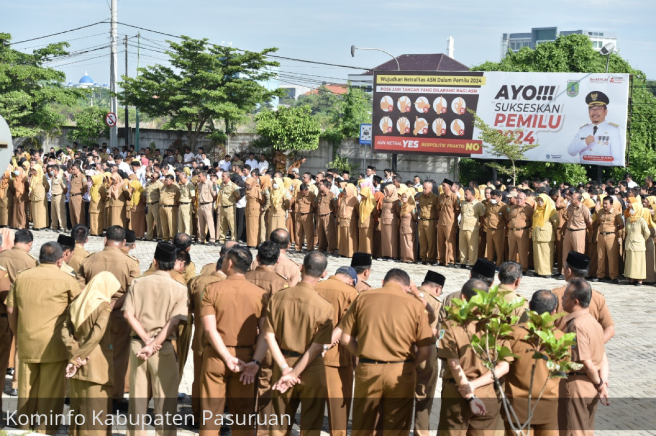 ASN Kabupaten Pasuruan (Foto: Kominfo Kabupaten Pasuruan for jatimnow.com)
