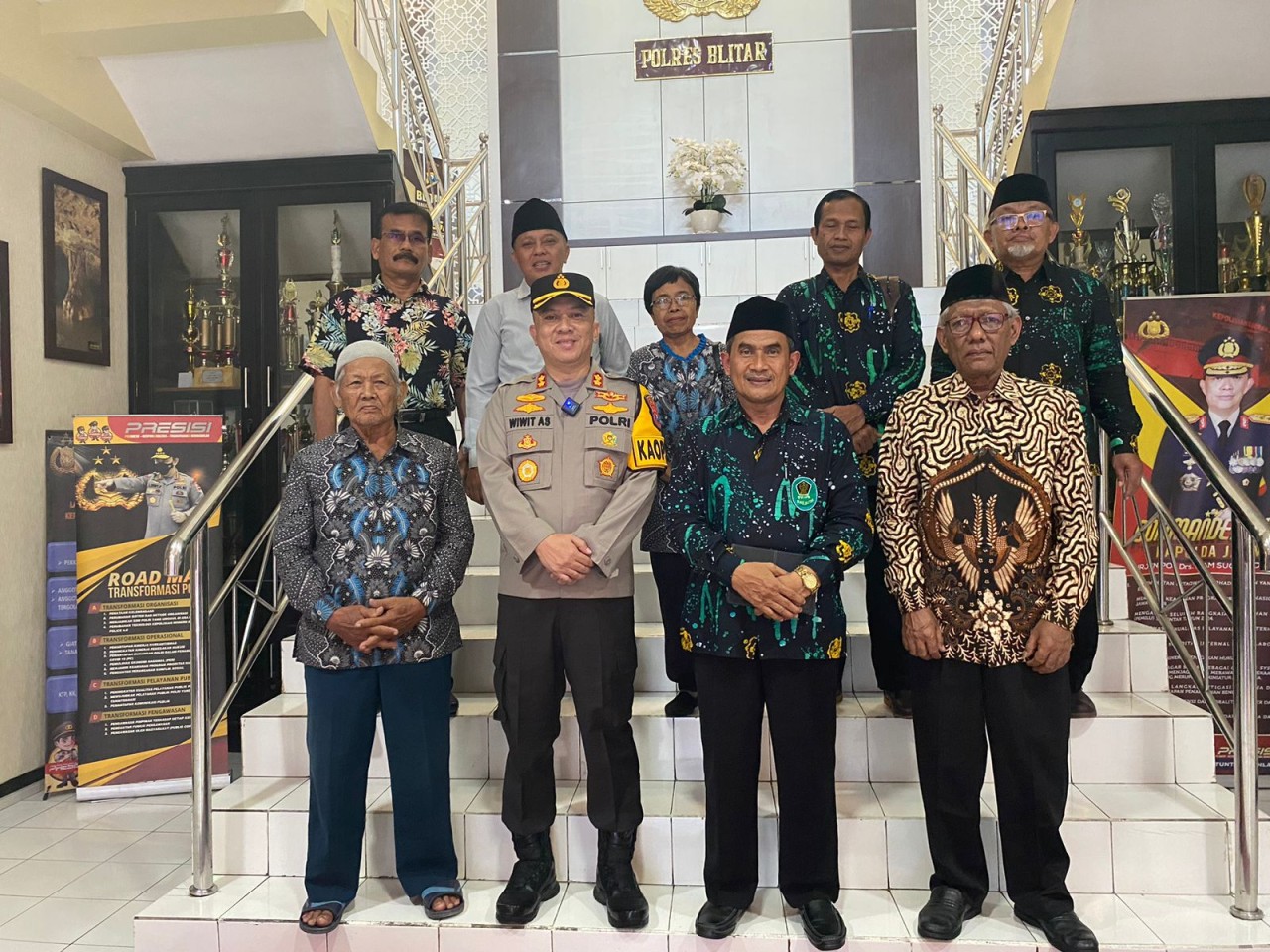 FKUB Kabupaten Blitar usai berdialog dengan Polres setempat. (Foto: Bramanta Pamungkas/jatimnow.com)