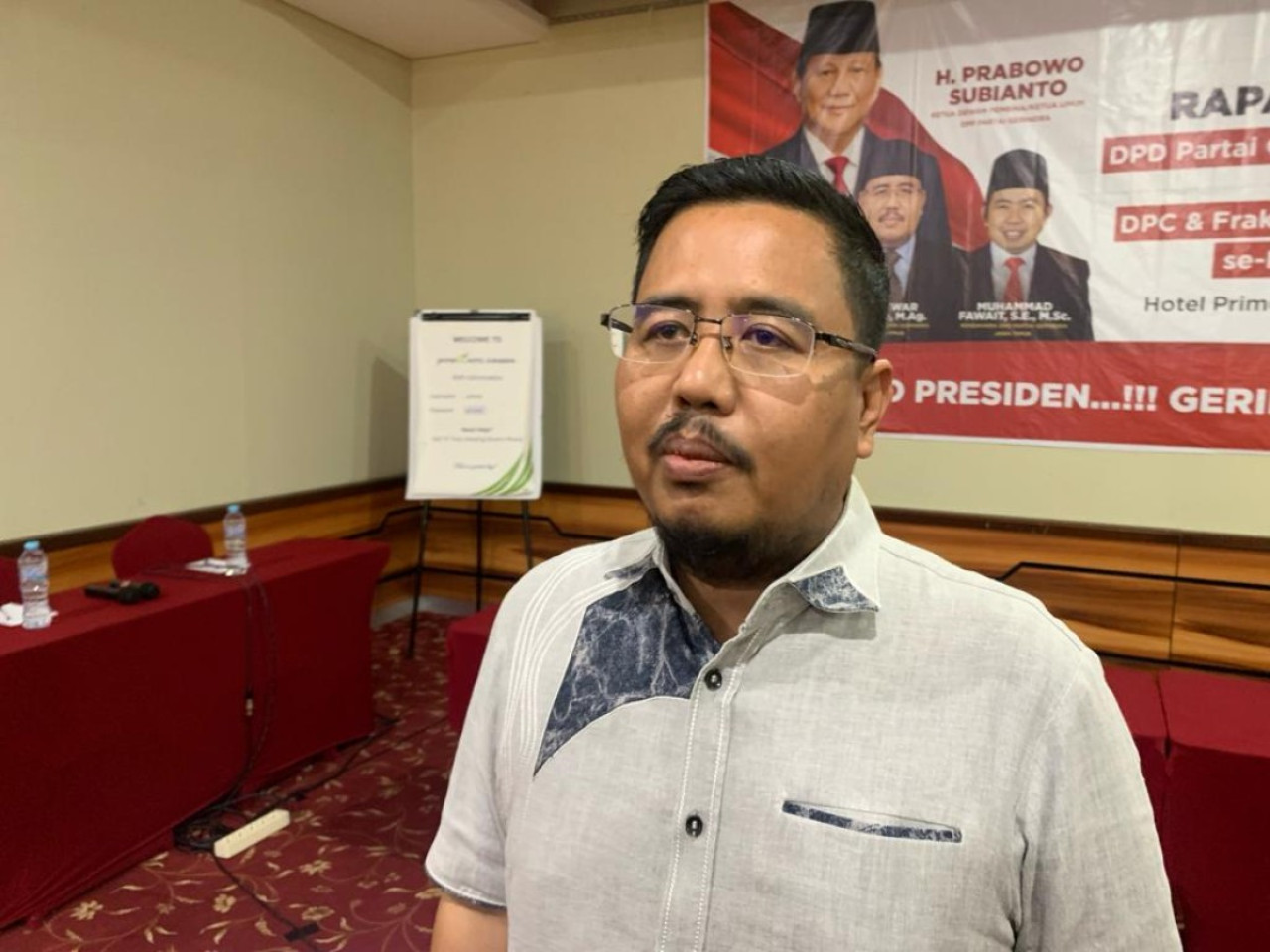 Ketua Gerindra Jatim Anwar Sadad (Gus Sadad) (Foto: Ni'am Kurniawan/jatimnow.com)