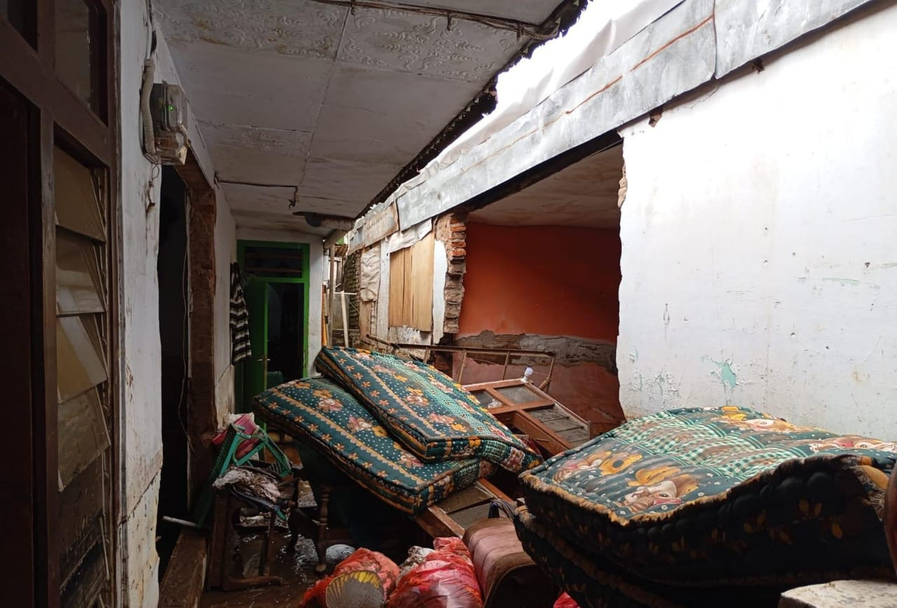 Foto: kondisi pasca banjir yang menerjang 4 desa di Kkecamatan Dringu (Foto: Haryo Agus/jatimnow.com)