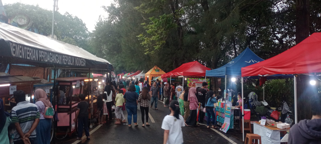 Salah satu Pasar Takjil di Kota Malang beberapa tahun lalu. (Foto: Gerhana/jatimnow.com)