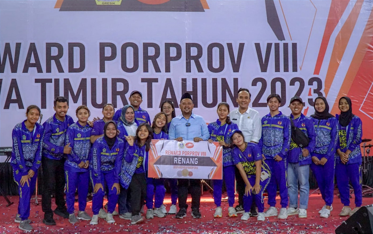 Bupati Gresik Berikan Reward Rp9,2 Miliar untuk Peraih Medali Porprov Jatim 2023