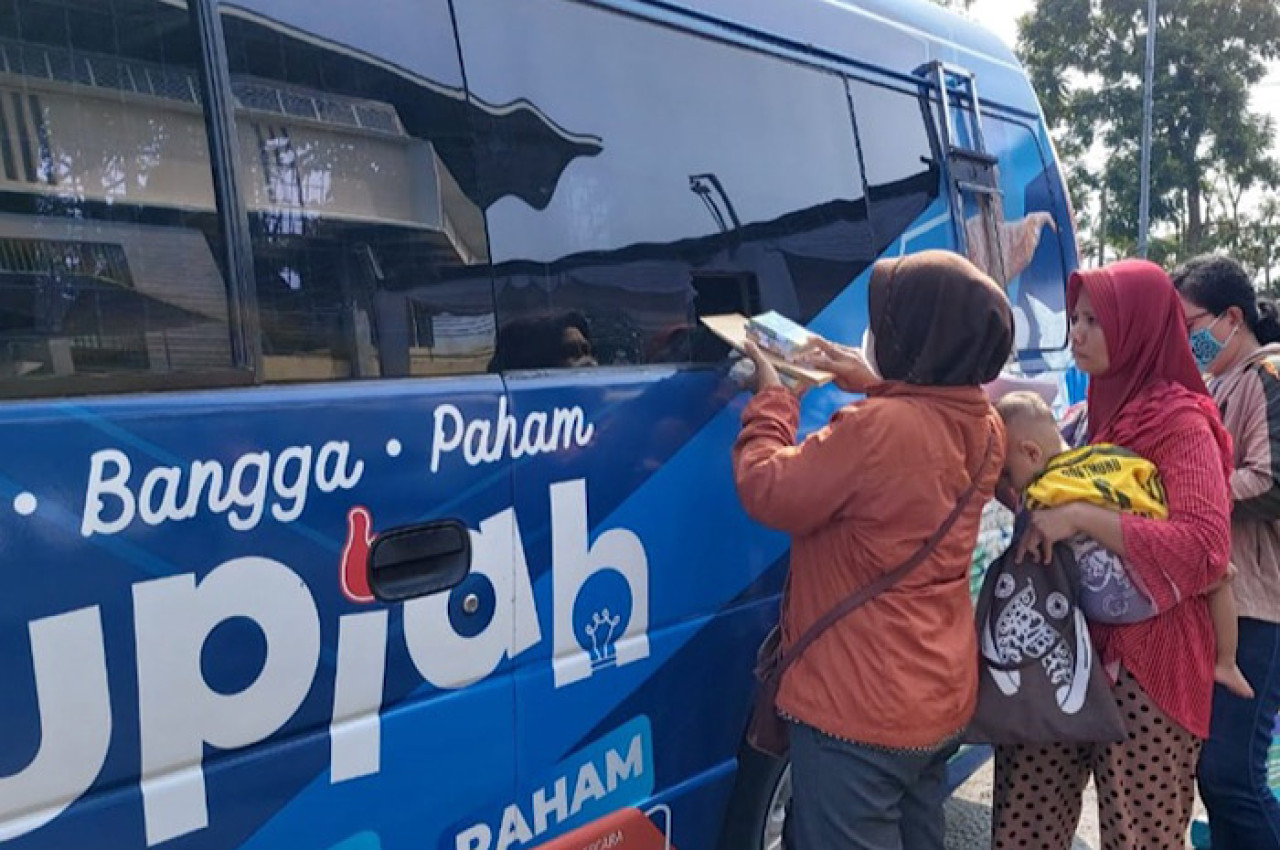 Ilustrasi penukaran uang di wilayah Bank Indonesia Kediri. (Foto: BI Kediri/jatimnow.com)