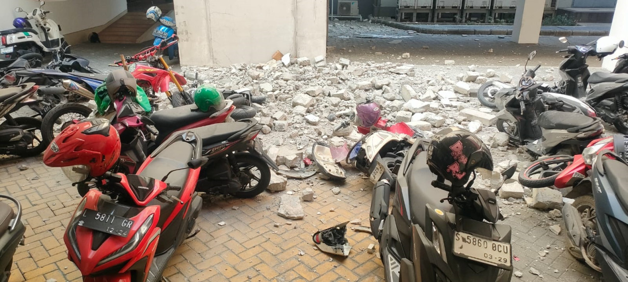 Kampus C Unair Surabaya. (Foto: tangkapan layar grup whatsapp)