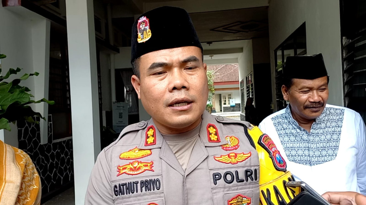 Kapolres Trenggalek, AKBP Gathut Bowo Supriyono. (Foto: Bramanta Pamungkas/jatimnow.com)