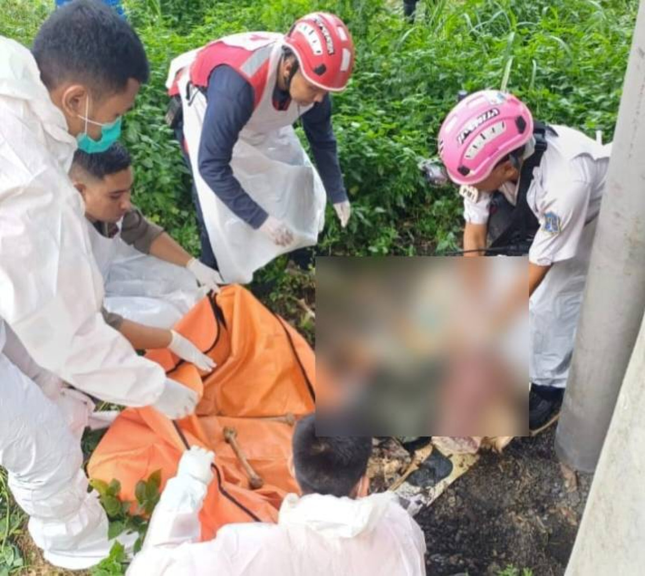Kerangka Manusia Misterius Ditemukan Petugas Kebersihan Tol Waru Sidoarjo