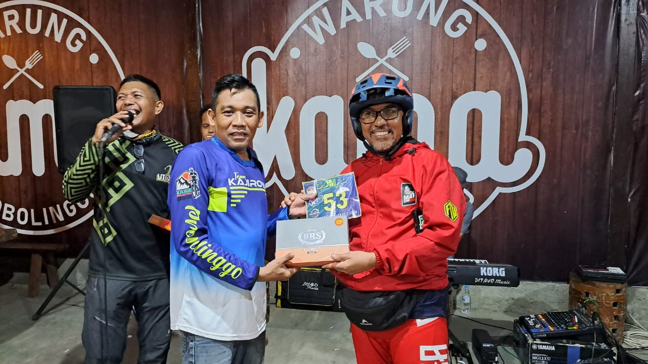 Kegiatan Gomal ini digelar untuk ajang olahraga dan mempererat tali silaturrahmi antarpesepeda. (FotoL Mahfud Hidayatulloh/jatimnow.com)