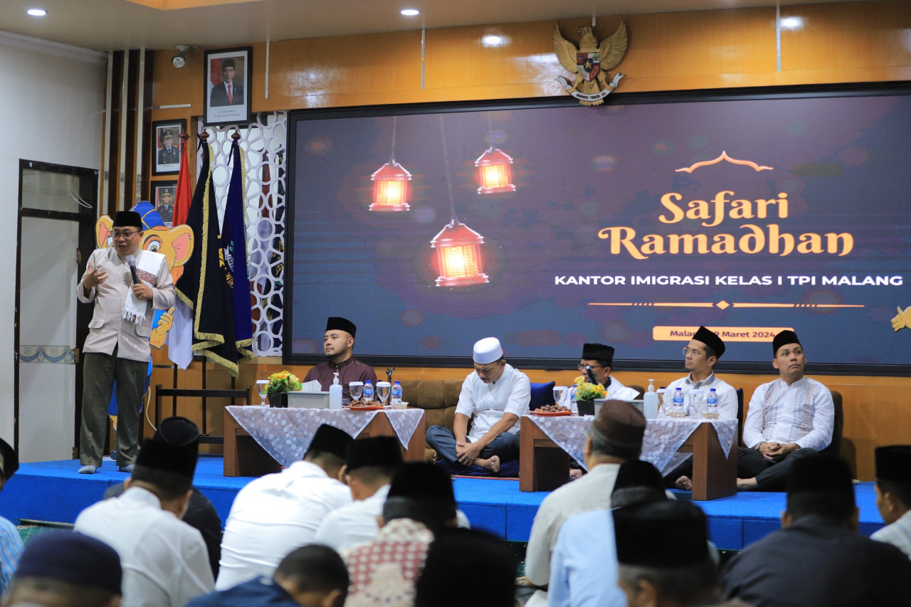 Safari Ramadan perdana digelar di Kantor Imigrasi Malang. (Foto: Humas Kemenkumham Jatim for jatimnow.com)