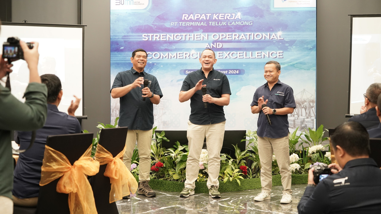 Rapat kerja tahun 2024 PT Terminal Teluk Lamong. (Foto: Humas TTL/jatimnow.com)