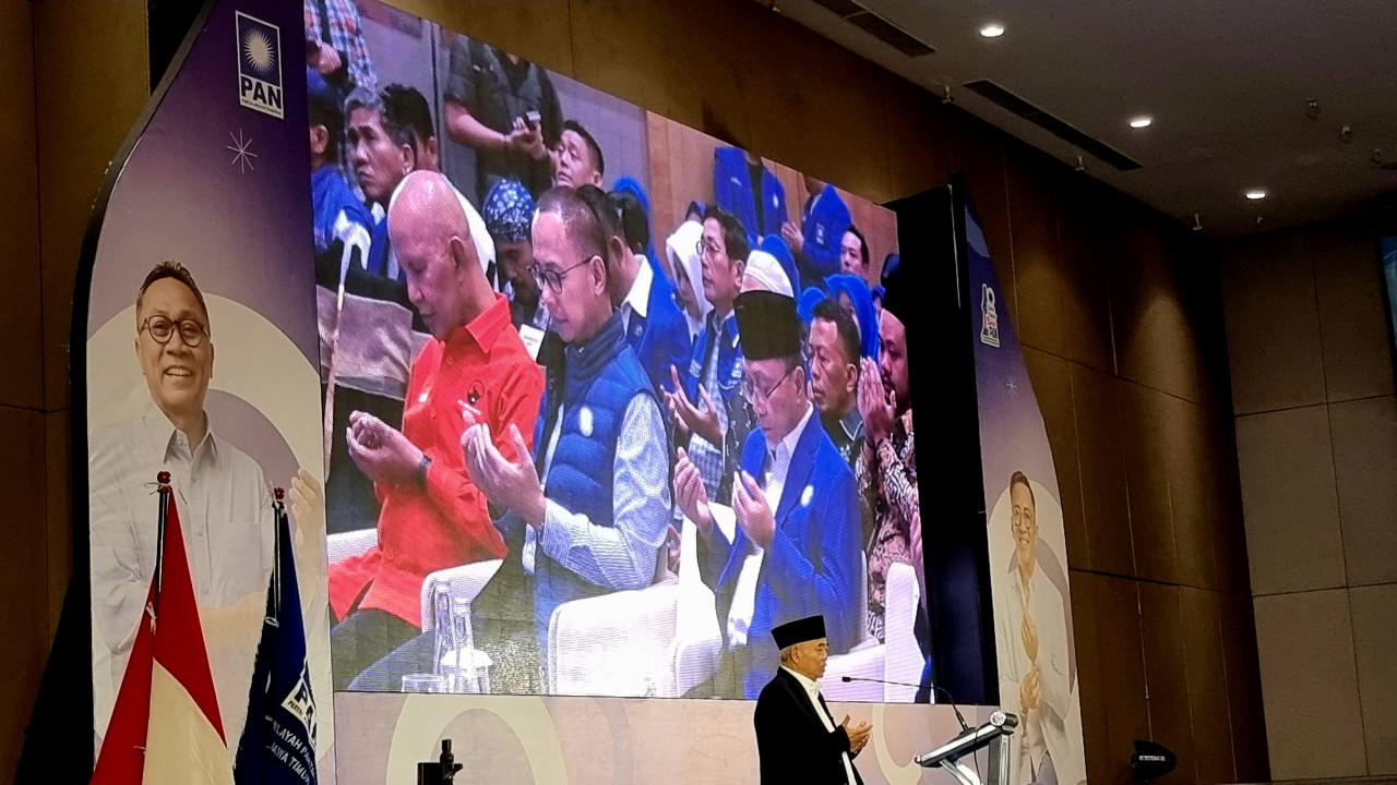 Halal Bihalal dan Rakorwil PAN di Hotel VASA Surabaya (Foto: Ni'am Kurniawan/jatimnow.com)