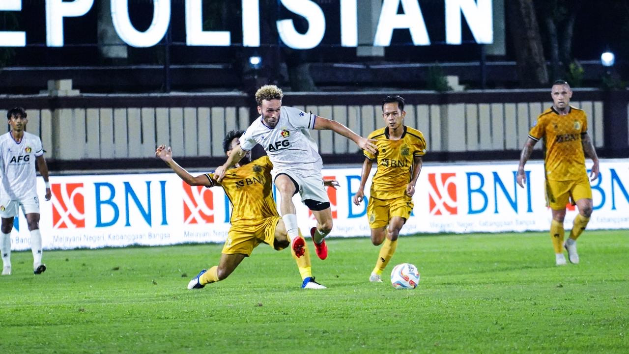 Potret pertandingan Bhayangkara FC Vs Persik Kediri. (Foto: Persik Kediri/jatimnow.com)