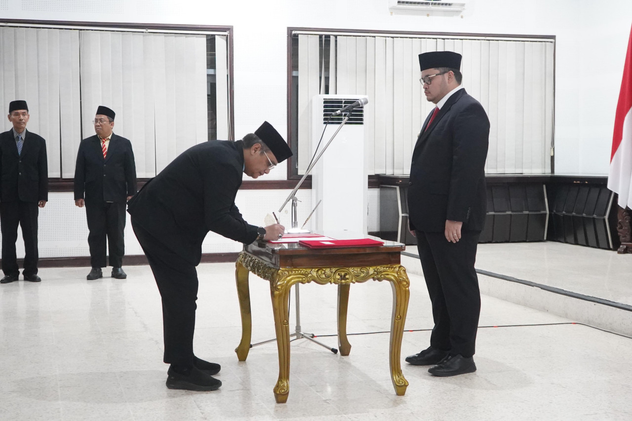 Pelantikan pejabat Pemkab Kediri. (Foto: Humas Pemkab Kediri/jatimnow.com)