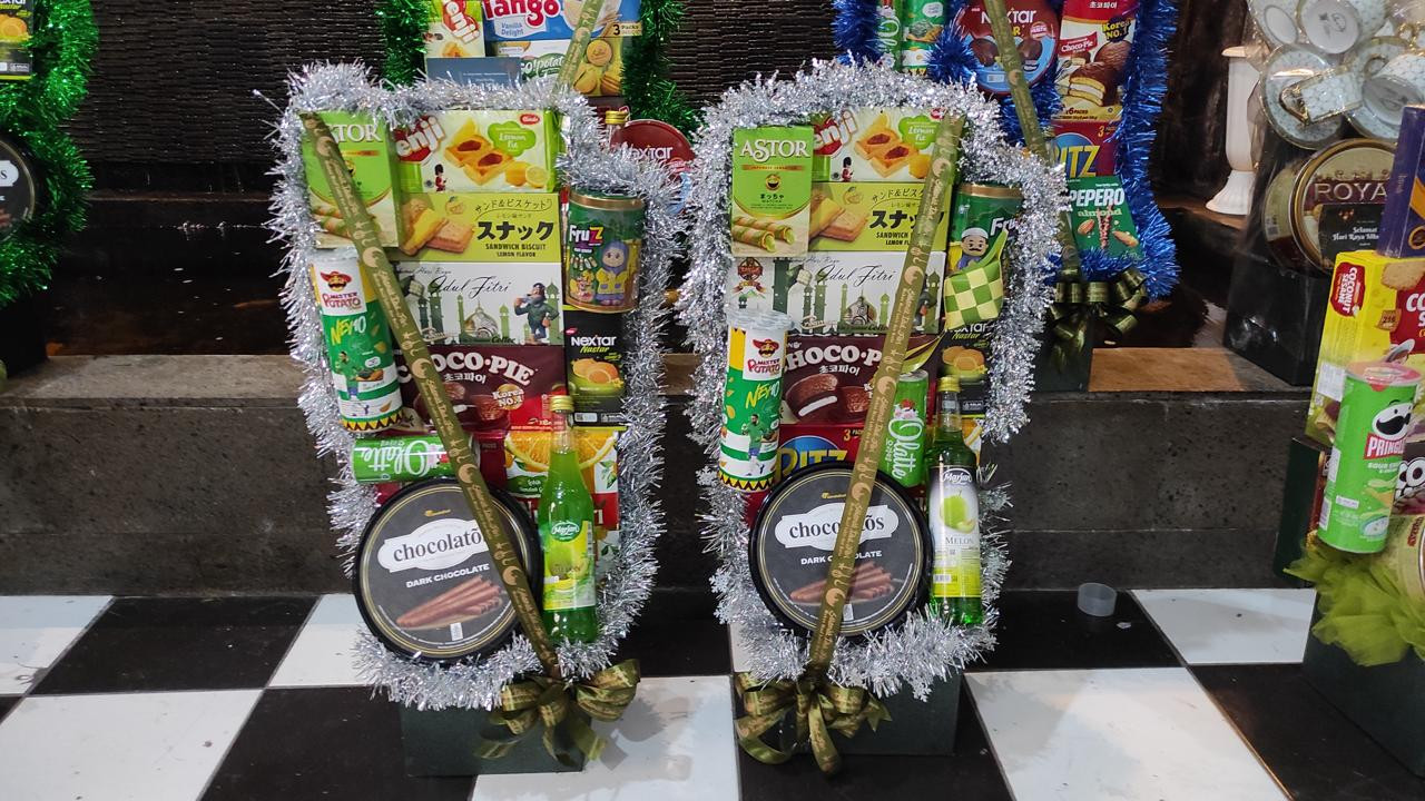 Ilustrasi parcel Lebaran. (Foto: Haikal Darojad/jatimnow.com)