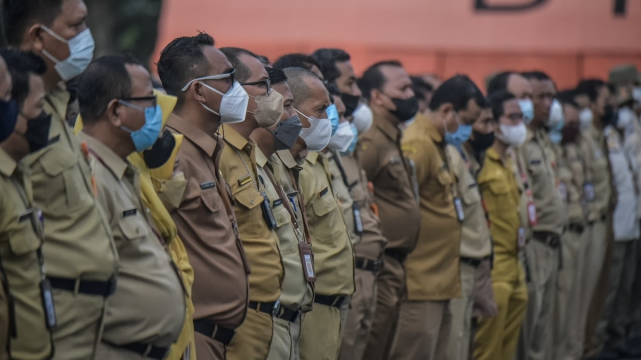 Ilustrasi apel pagi ASN di lingkungan Pemprov Jatim (Dok : jatimnow.com)