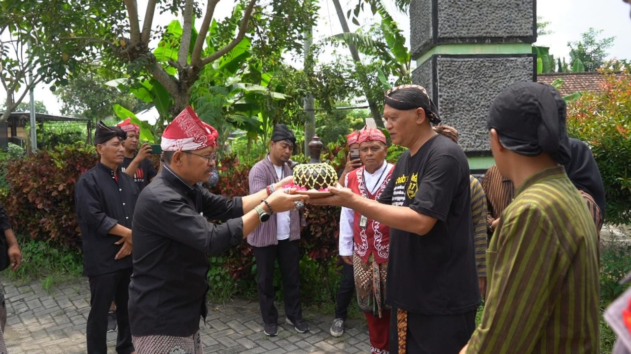 Prosesi awal Hari Jadi ke-1220 Kabupaten Kediri. (Foto: Humas Pemkab Kediri/jatimnow.com)