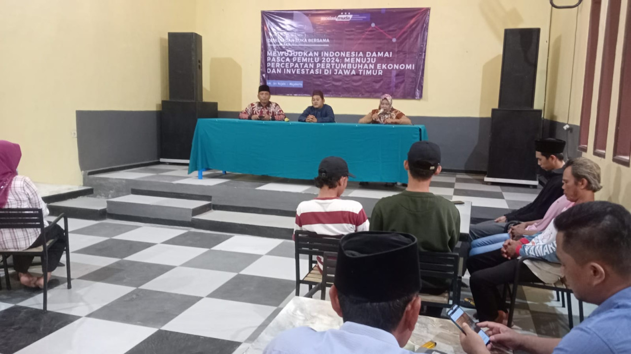 Silaturahim dan buka bersama AMJ (Foto: Umar for jatimnow.com)