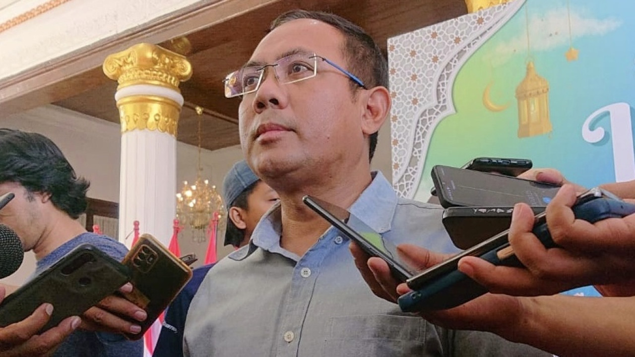 Kuasa Hukum Bupati Sidoarjo Ahmad Muhdlor Ali, Mustofa Abidin. (Foto: Ahaddiini HM/jatimnow.com)