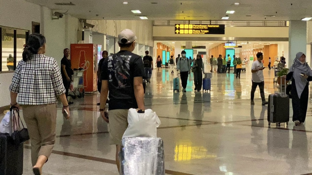 Suasana di Bandara Juanda. (Foto: Ahaddiini HM/jatimnow.com)