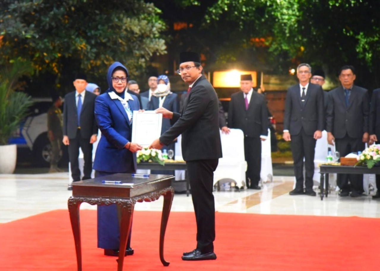 Saat pelantikan terhadap 500 pejabat pada Jumat 22 Maret 2024 lalu di Pendopo Delta Wibawa. (Foto: Dok. Humas Pemkab Sidoarjo for jatimnow.com)
