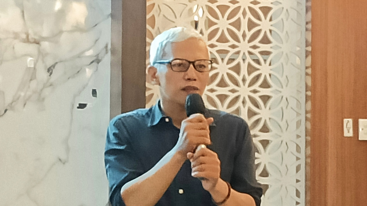 Potret pengamat politik Nanang Haromain. (Foto: Ahaddiini HM/jatimnow.com)