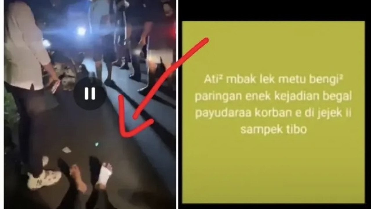 Tangkapan layar video yang diunggah Instagram @ponorogo.update.