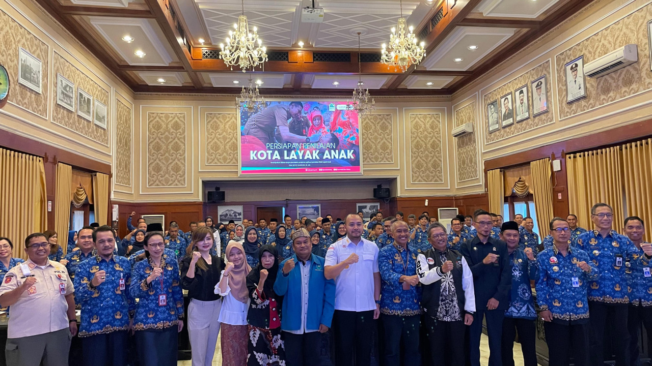 Kegiatan Evaluasi Kota Layak Anak di Gedung Balaikota Malang(Foto: Humas Kemenkumham Jatim for jatimnow.com)