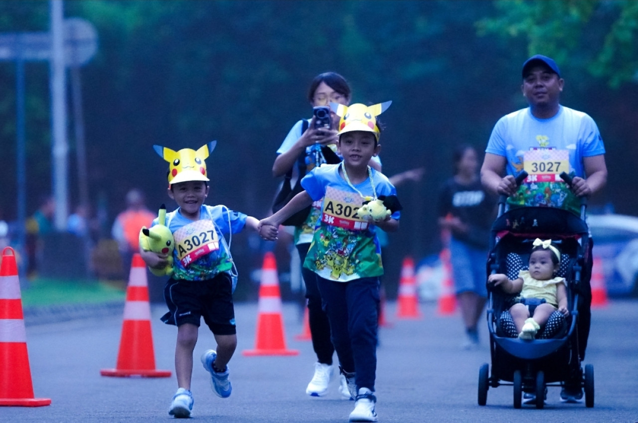 Pokemon Run (Foto: Lilies for jatimnow.com)