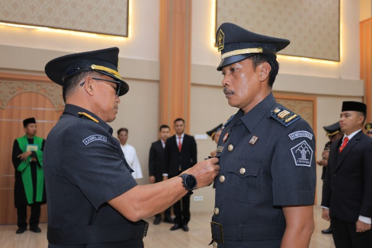 Kakanwil Kemenkumham Jatim Lantik Pejabat Administrasi hingga PPNS