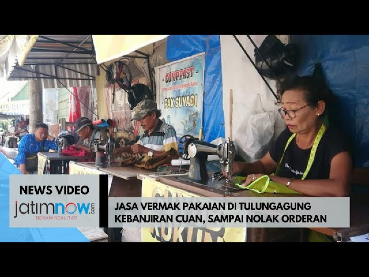 Video: Jasa Vermak Pakaian di Tulungagung Kebanjiran Cuan