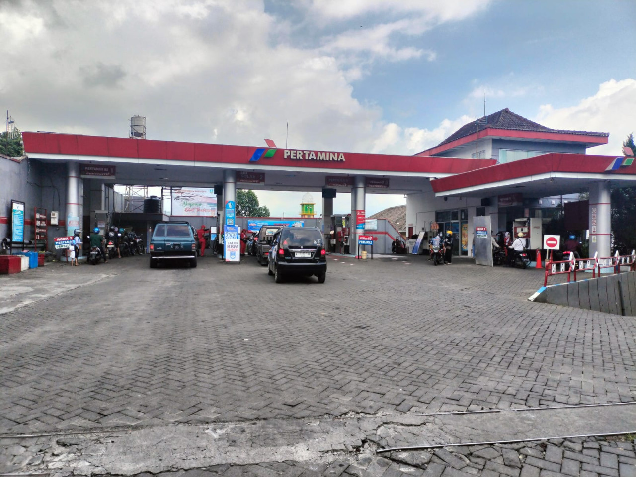 SPBU di Kota Batu.  (Foto : Gerhana/jatimnow.com)