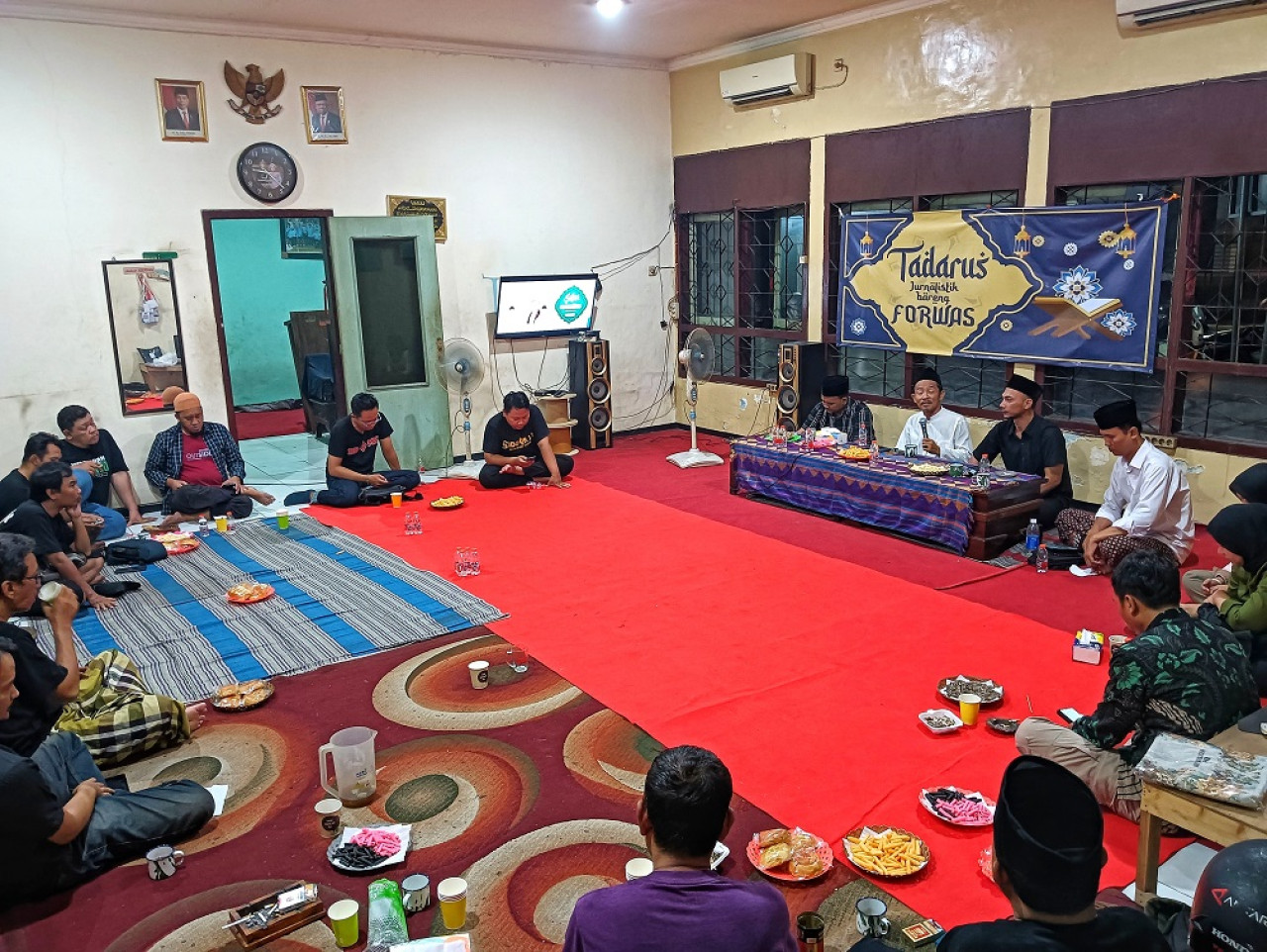 Forwas dan PCNU Sidoarjo Gayeng Diskusi Tadarus Jurnalistik