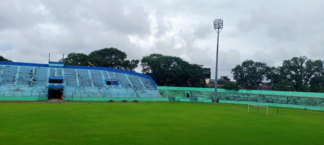 Stadion Gajayana di Kota Malang, Jawa Timur. (Foto : Gerhana/jatimnow.com)