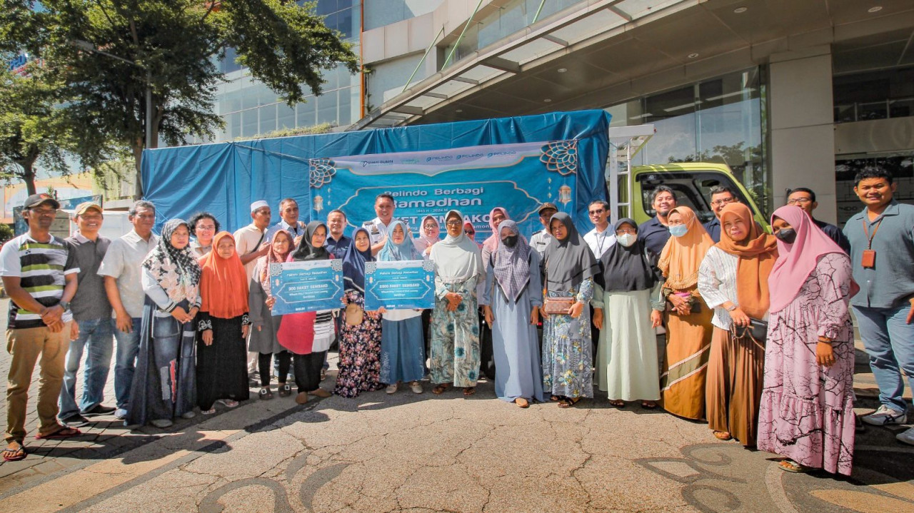 Program Pelindo Berbagi Ramadan.  (Foto: TTL for jatimnow.com)