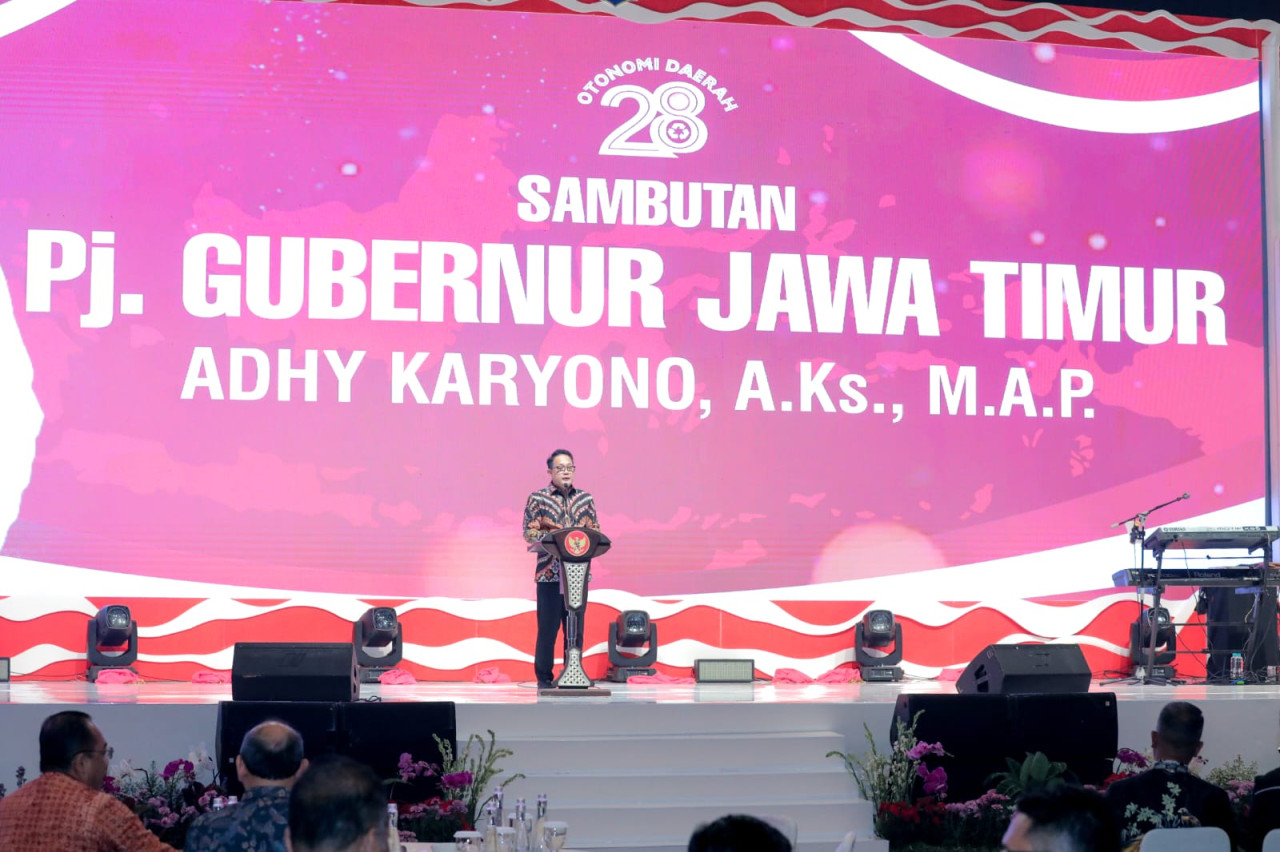 Penjabat (Pj) Gubernur Jawa Timur Adhy Karyono. (Foto-foto: Humas Pemprov Jatim)